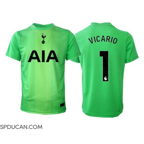 Muški Nogometni Dres Tottenham Hotspur Guglielmo Vicario #1 Golmanski Domaci 2025-26 Kratak Rukav